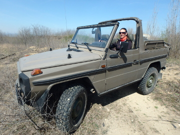 Terepjáró vezetéstechnika oktatás G Mercedesszel