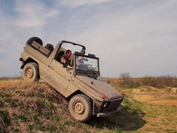 Terepjáró túra katonai G Mercedesszel